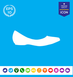 Ballerina flats Ballerina flats vector image