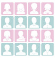 Avatars vector image