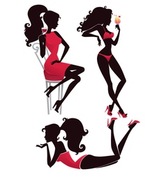 Hot summer vector image