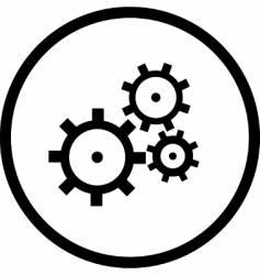 Gearswheel logo vector image