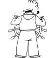 Captain vector image