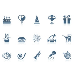 Birthday icons |piccolo series vector image