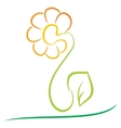 Flower vector image