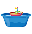 Toy Boat vector image