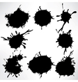Splash on abstract background vector image