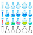 Chemical science equipment vector image