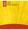 Colorful retro rays background vector image