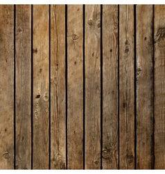 Dark wood board background vector image