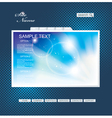 Web page layout design vector image