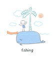 Fishing vector image
