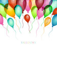 Balloons vector image