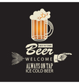 Best beer in town vector image