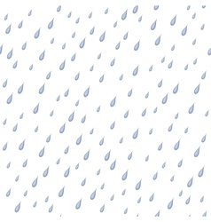 Rain seamless background vector image