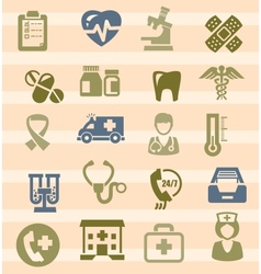 Medical icons vector image