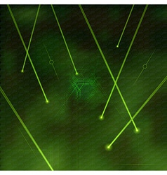 Laser green vector image