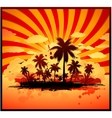 Tropical background vector image