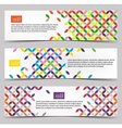 Web banners vector image
