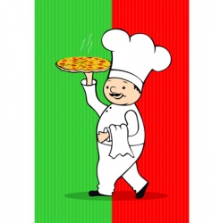 Pizza vector image
