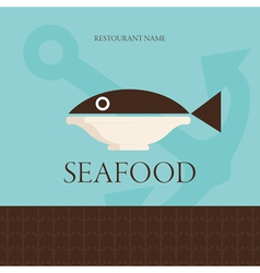 Restaurant design Menu vector image