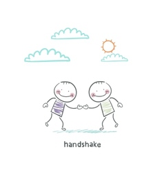 Handshake vector image