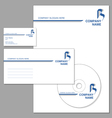 Corporate identity template vector image
