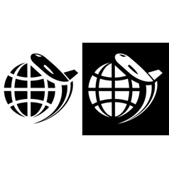 Air travel vector image