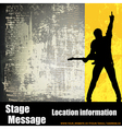 Guitarist background vector image