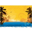 Tropical background vector image