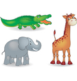 African animals vector image