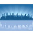 Leeds England skyline vector image
