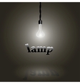Image of a lamp vector image