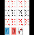 Deck of cards vector image