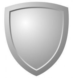 Triangular shield vector image