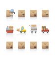 Shopping icons vector image