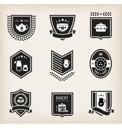 Kitchen badges vector image