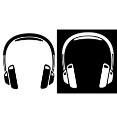 Headphones vector image