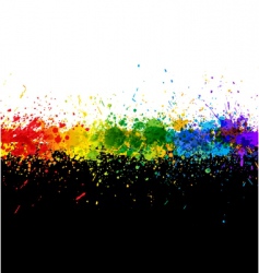 Paint splashes vector image