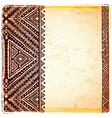 Beautiful ethnic ornament vector image