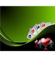 Casino elements vector image
