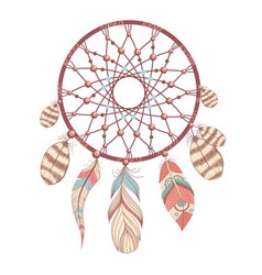 Romantic dream catcher vector image