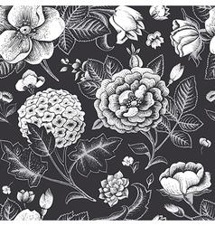 Floral and decorative background vector image