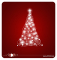 Christmas tree background vector image