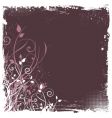 Floral grunge vector image