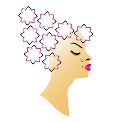 Flower girls Royalty Free Vector Image - VectorStock