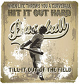 Baseball hit it out vector image