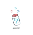 Questions vector image