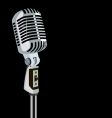 Microphone vector image