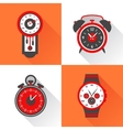 Clock Flat Set Clock Flat Set vector image