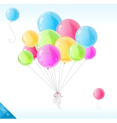 Bright balloons vector image