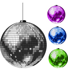 Disco ball vector image